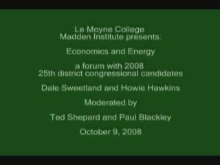 Congressional Debate<br />10/9/2008